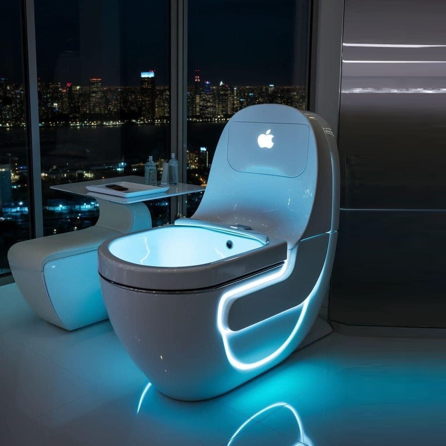 Đây là chiếc bồn cầu thông minh của họ nhà táo - Apple smart toilet